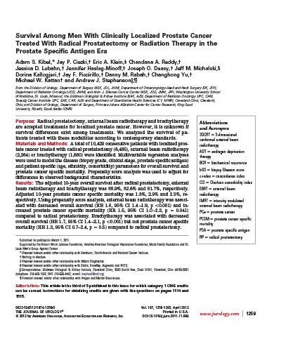 Survival-Among-Men-With-Clinically-Localized-Prostate-Cancer-Treated-With-Radical-Prostatectomy-or-Radiation-Therapy-in-the-Prostate-Specific-Antigen-Era